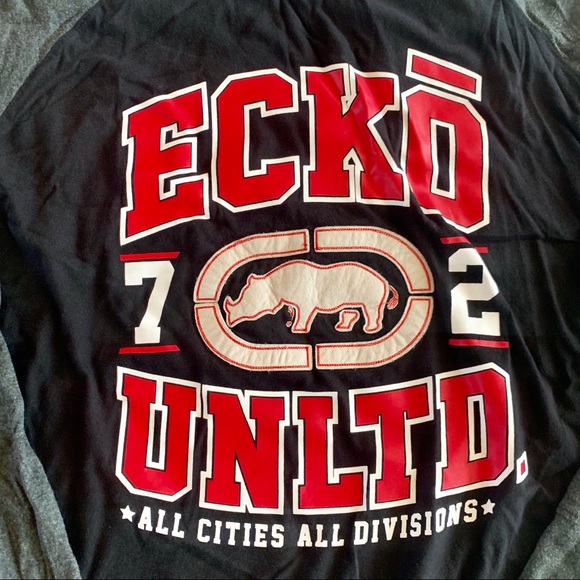 Ecko Black And Gray Men’s Long Sleeve Shirt - Picture 4 of 8
